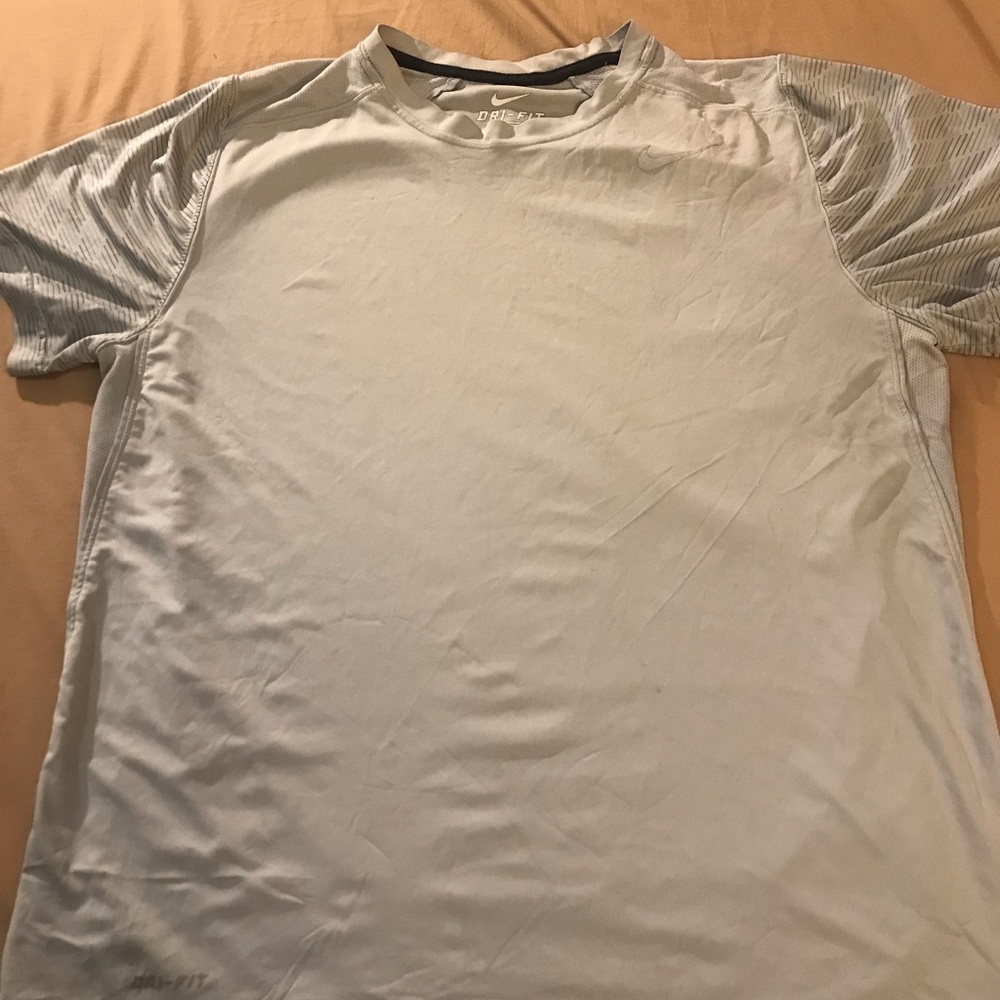Nike Dri-Fit T-Shirt Vented - Grey, Large